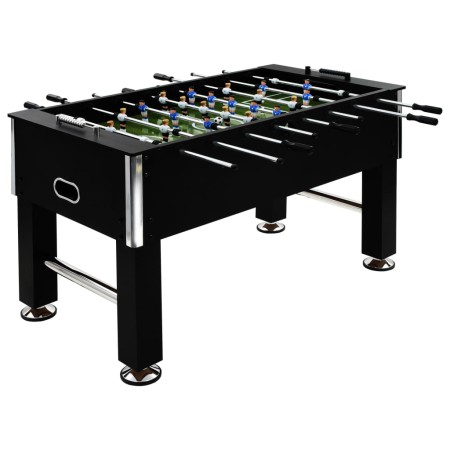 Futbolín de acero 60 kg 140x74,5x87,5 cm negro de vidaXL, Mesas de futbolín - Ref: Foro24-91438, Precio: 364,42 €, Descuento: %