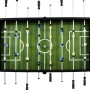 Futbolín de acero 60 kg 140x74,5x87,5 cm negro de vidaXL, Mesas de futbolín - Ref: Foro24-91438, Precio: 364,42 €, Descuento: %