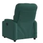 Sillón de masaje reclinable de tela verde oscuro de , Sillones - Ref: Foro24-372497, Precio: 237,39 €, Descuento: %