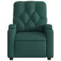 Sillón de masaje reclinable de tela verde oscuro de , Sillones - Ref: Foro24-372497, Precio: 237,39 €, Descuento: %