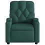 Sillón de masaje reclinable de tela verde oscuro de , Sillones - Ref: Foro24-372497, Precio: 242,75 €, Descuento: %
