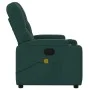 Sillón de masaje reclinable de tela verde oscuro de , Sillones - Ref: Foro24-372497, Precio: 237,39 €, Descuento: %