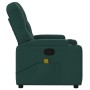 Sillón de masaje reclinable de tela verde oscuro de , Sillones - Ref: Foro24-372497, Precio: 242,75 €, Descuento: %