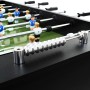 Futbolín de acero 60 kg 140x74,5x87,5 cm negro de vidaXL, Mesas de futbolín - Ref: Foro24-91438, Precio: 364,42 €, Descuento: %