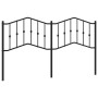 Cabecero de metal negro 160 cm de , Cabeceros y pies de cama - Ref: Foro24-373824, Precio: 36,98 €, Descuento: %