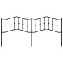 Cabecero de metal negro 193 cm de , Cabeceros y pies de cama - Ref: Foro24-373826, Precio: 36,19 €, Descuento: %