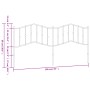 Cabecero de metal negro 193 cm de , Cabeceros y pies de cama - Ref: Foro24-373826, Precio: 36,19 €, Descuento: %