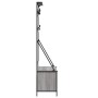 Perchero con zapatero gris Sonoma 100x41x184 cm de , Organizadores de vestidores y perchas de barra - Ref: Foro24-837870, Pre...
