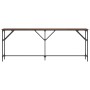 Mesa consola madera de ingeniería marrón roble 200x29x75 cm de , Mesas auxiliares - Ref: Foro24-837781, Precio: 68,68 €, Desc...