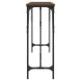 Engineered wood brown oak console table 200x29x75 cm by , Side tables - Ref: Foro24-837781, Price: 67,61 €, Discount: %