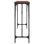 Mesa consola madera de ingeniería marrón roble 200x29x75 cm de , Mesas auxiliares - Ref: Foro24-837781, Precio: 68,68 €, Desc...
