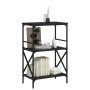 Librería de 3 estantes madera ingeniería negro 56x35x90,5 cm de , Librerías y estanterías - Ref: Foro24-837612, Precio: 40,43...