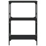 Librería de 3 estantes madera ingeniería negro 56x35x90,5 cm de , Librerías y estanterías - Ref: Foro24-837612, Precio: 40,43...