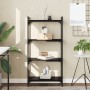 Librería de 4 estantes madera de ingeniería negro 60x30x120 cm de , Librerías y estanterías - Ref: Foro24-837652, Precio: 38,...