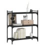 Librería de 3 estantes madera de ingeniería negro 80x30x86 cm de , Librerías y estanterías - Ref: Foro24-837667, Precio: 35,7...