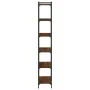 Librería 6 estantes madera ingeniería roble marrón 80x30x188 cm de , Librerías y estanterías - Ref: Foro24-837686, Precio: 82...