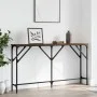 Mesa consola madera de ingeniería roble marrón 140x23x75 cm de , Mesas auxiliares - Ref: Foro24-837776, Precio: 47,98 €, Desc...