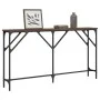 Konsolentisch aus Holzwerkstoff braune Eiche 140x23x75 cm von , Seitentische - Ref: Foro24-837776, Preis: 47,98 €, Rabatt: %