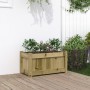 Jardinera de madera de pino impregnada 60x31x31 cm de , Maceteros y jardineras - Ref: Foro24-837447, Precio: 45,81 €, Descuen...