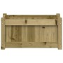 Jardinera de madera de pino impregnada 60x31x31 cm de , Maceteros y jardineras - Ref: Foro24-837447, Precio: 45,81 €, Descuen...