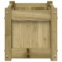 Jardinera de madera de pino impregnada 60x31x31 cm de , Maceteros y jardineras - Ref: Foro24-837447, Precio: 45,01 €, Descuen...