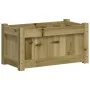 Jardinera de madera de pino impregnada 60x31x31 cm de , Maceteros y jardineras - Ref: Foro24-837447, Precio: 45,01 €, Descuen...