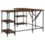 Escritorio madera de ingeniería roble marrón 139x139x75 cm de , Escritorios - Ref: Foro24-837596, Precio: 102,31 €, Descuento: %