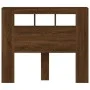 LED-Kopfteil aus Holzwerkstoff, braune Eiche, 120 x 18,5 x 103,5 cm von , Kopf- und Fußteile - Ref: Foro24-837343, Preis: 67,...