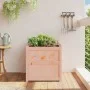 Jardinera madera maciza de abeto Douglas 60x60x60 cm de , Maceteros y jardineras - Ref: Foro24-837430, Precio: 86,79 €, Descu...