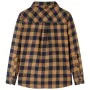 Camisa a cuadros infantil coñac y azul 92 de , Camisetas para niños - Ref: Foro24-12954, Precio: 10,32 €, Descuento: %