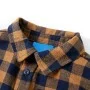 Camisa a cuadros infantil coñac y azul 92 de , Camisetas para niños - Ref: Foro24-12954, Precio: 10,32 €, Descuento: %