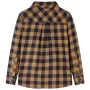 Camisa a cuadros infantil coñac y azul 116 de , Camisetas para niños - Ref: Foro24-12956, Precio: 13,95 €, Descuento: %