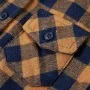 Camisa a cuadros infantil coñac y azul 116 de , Camisetas para niños - Ref: Foro24-12956, Precio: 13,95 €, Descuento: %