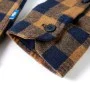Camisa a cuadros infantil coñac y azul 116 de , Camisetas para niños - Ref: Foro24-12956, Precio: 13,95 €, Descuento: %