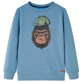 Sudadera infantil azul medio 104 de , Camisetas para niños - Ref: Foro24-13200, Precio: 11,24 €, Descuento: %