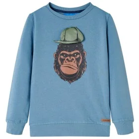 Sudadera infantil azul medio 92 de , Camisetas para niños - Ref: Foro24-13199, Precio: 11,24 €, Descuento: %