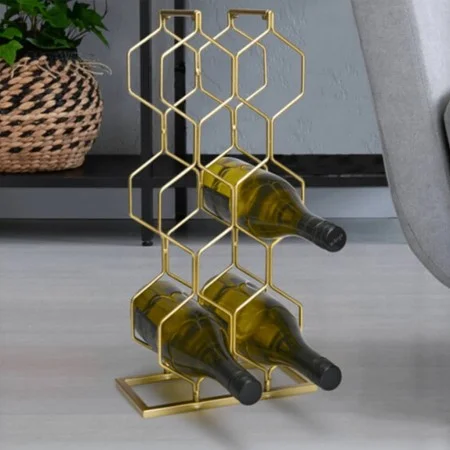 Home&Styling Botellero para 8 botellas metal dorado de , Botelleros - Ref: Foro24-447482, Precio: 24,27 €, Descuento: %