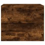 Mesita de noche de pared con luces LED roble ahumado de , Mesitas de noche - Ref: Foro24-836820, Precio: 55,77 €, Descuento: %