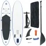 Juego de tabla de paddle surf hinchable azul y blanco de vidaXL, Paddleboards - Ref: Foro24-91582, Precio: 202,75 €, Descuent...