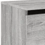 Mesita de noche de pared con luces LED gris Sonoma de , Mesitas de noche - Ref: Foro24-836836, Precio: 38,15 €, Descuento: %