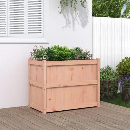 Jardinera madera maciza de abeto Douglas 90x50x70 cm de , Maceteros y jardineras - Ref: Foro24-837472, Precio: 76,56 €, Descu...