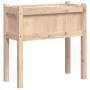 Jardinera con patas madera maciza de pino 70x31x70 cm de , Maceteros y jardineras - Ref: Foro24-837554, Precio: 49,88 €, Desc...