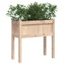 Jardinera con patas madera maciza de pino 70x31x70 cm de , Maceteros y jardineras - Ref: Foro24-837554, Precio: 49,88 €, Desc...