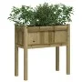 Jardineras con patas 2 uds madera de pino impregnada de , Maceteros y jardineras - Ref: Foro24-837563, Precio: 78,42 €, Descu...