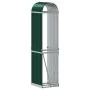 Leñero de acero galvanizado verde 40x45x170 cm de , Bolsas y soportes de leña - Ref: Foro24-364538, Precio: 55,84 €, Descuent...