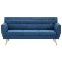 3-Sitzer-Sofa, gepolstert mit blauem Stoff, 172 x 70 x 82 cm von vidaXL, Sofas - Ref: Foro24-247130, Preis: 302,14 €, Rabatt: %