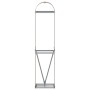 Leñero de acero galvanizado marrón claro 40x45x170 cm de , Bolsas y soportes de leña - Ref: Foro24-364578, Precio: 52,90 €, D...