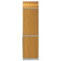 Leñero de acero galvanizado marrón claro 40x45x170 cm de , Bolsas y soportes de leña - Ref: Foro24-364578, Precio: 52,90 €, D...