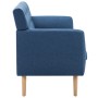Sofá de 3 plazas tapizado de tela azul 172x70x82 cm de vidaXL, Sofás - Ref: Foro24-247130, Precio: 325,82 €, Descuento: %