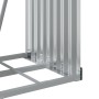 Leñero de acero galvanizado marrón claro 40x45x170 cm de , Bolsas y soportes de leña - Ref: Foro24-364578, Precio: 52,90 €, D...